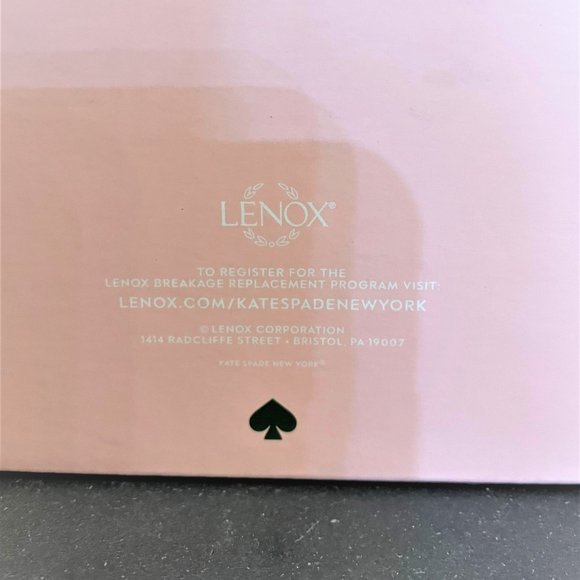 Kate Spade New York Lenox Tea Kettle Cherry Dot White - New In Pink Box - Picture 7 of 9